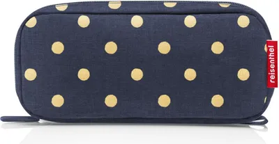 Produktbild von reisenthel multicase Kulturtasche beautycase metallic dots blue WJ4117