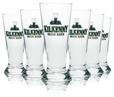 Produktbild von 6x Kilkenny Bier Glas Cup 0,2l Sahm Pokal