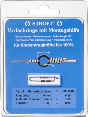 Produktbild von Stroft Vorfachringe Typ 1 - 10 Stück
