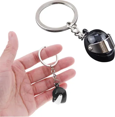 Image de BLACK METAL HELMET Porte-clés Pendentif Cadeau original