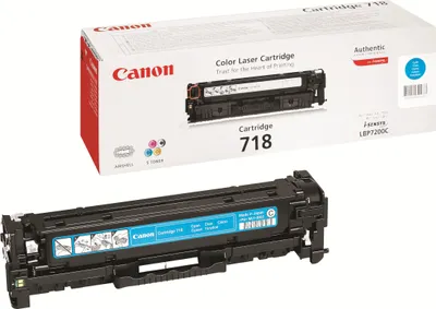 Immagine prodotto di Canon CRG-718 C cartuccia toner 1 pz Originale Ciano
