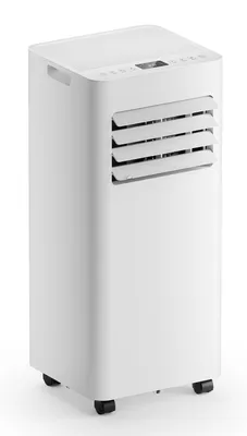 Obrázek produktu pro ZELURXX Přenosná klimatizace 9000 BTU s dálkovým ovládáním, LED displejem, odvlhčováním, ventilátorem, 24hodinovým časovačem, tichým chodem