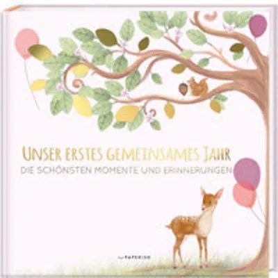 Produktbild von Babyalbum - UNSER ERSTES GEMEINSAMES JAHR (rosé)