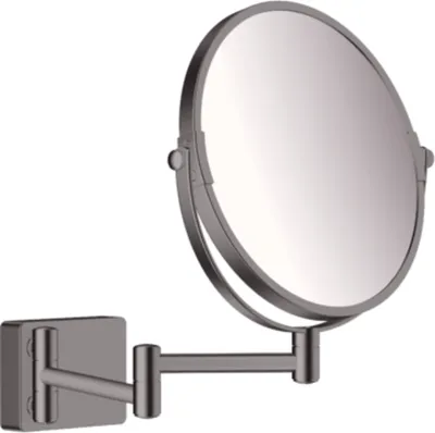 Zdjęcie produktu dla Hansgrohe AddStoris - Kosmetyczne lustro ścienne, czarny chrom szczotkowany 41791340