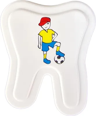 Produktbild von Milchzahndose Just Smile Fußballer