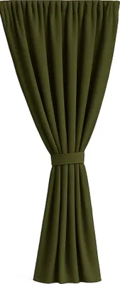 Produktbild von Gartenvorhang 1 Stück 155x220cm, Garten Vorhang Grün, wasserdichter Außenvorhang, Terrasse Vorhang, Außenvorhang, Balkon Vorhang