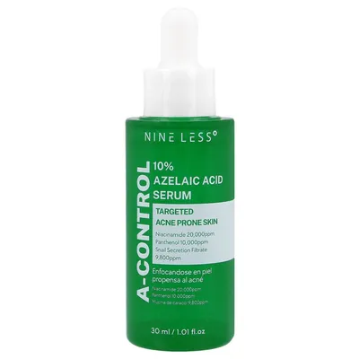 Obrázek produktu pro Nineless A-Control 10% Azelaic Acid Serum – Proti Akné, Zarudnutí, Rozjasňuje & Zklidňuje