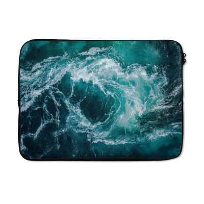 Produktbild von MuchoWow® Laptop Hülle 14 ZollMeer - Norwegen - Wasser Laptoptasche - Laptoptasche - Stoßsicher - Schutzhaube