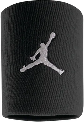 Produktbild von Nike Jordan Jumpman Wristbands Black/White -