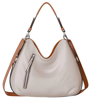 Produktbild von Damen Shopper Hand Umhänge Schulter Tasche  30619 Beige/Brown