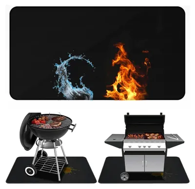 Produktbild von Feuerfeste Unterlage für Kamin und Grill 100 x 180 cm