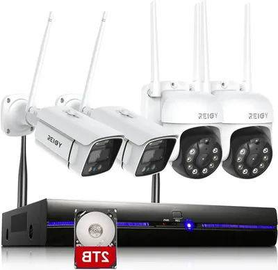 Produktbild von Überwachungskamerasystem – WLAN-Sicherheitskamera – Drahtlose Kamera – Außenkamera – Videoüberwachungsset