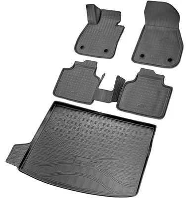 Produktbild von Fußmatten & Kofferraumwanne Set passend für BMW 2er Active Tourer | Typ F45 | ab 2014>