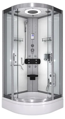 Produktbild von Duschkabine Dusche D58-50T0-EC Komplettdusche Fertigdusche 90x90 cm