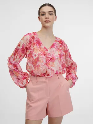 Produktbild von Orsay Rosa Damenbluse mit Blumenmuster 1000458X1434__36