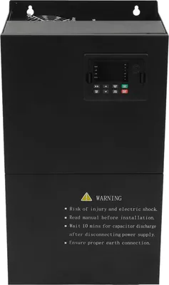 Produktbild von 55 kW 3-Phasen-Frequenzumrichter, 3-Phasen-Wechselstromeingang 400 V, 3-Phasen-Wechselstromausgang 0šC400 V, Frequenzumrichter
