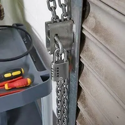 Produktbild von Yale Zahlenschloss 4-stellig Vorhängeschloss,38/31,Silber,Gehärteter Stahlbügel