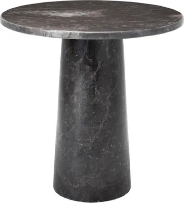 Produktbild von Casa Padrino Luxus Marmor Beistelltisch Grau Ø 55 x H. 57 cm - Runder Tisch aus hochwertigem Marmor - Marmor Möbel - Luxus Möbel - Luxus Qualität