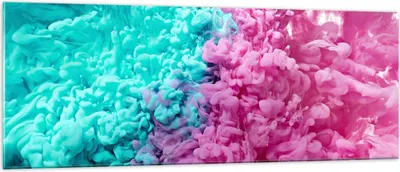 Produktbild von Bilder auf glas - Abstraktion modern - 140x50cm - Glasbilder - Wandbilder - Kunstdruck - zum Aufhängen bereit - Wanddekoration aus Glas - Glas Bilder - Wandbild auf Glas - Einteilig - GAB140x50-3908