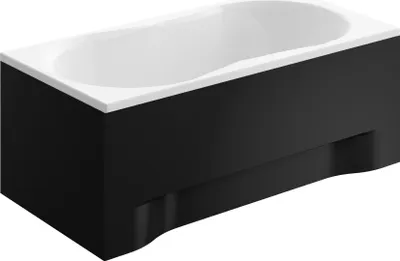 Produktbild von Aqua For You | Polimat Ines Badewanne - 160x75cm - Antibakterielle Beschichtung - Acryl - - mit Verkleidung