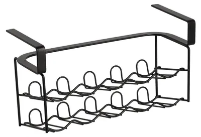 Obrázok produktu pre Držiak na korenie Zeller, kov, 30x1,1x17 cm, čierna