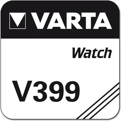Produktbild von Varta Watches V399, Nickel–Metal Hydride (NiMH), 1.55 V, 42 mAh, 0.75 g