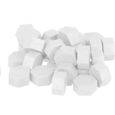Produktbild von Sechseckige Wachsperlen 30 g - Weiß