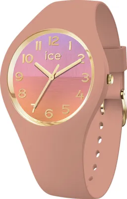 Immagine prodotto di Ice-Watch 021355 Ice horizon Clay piccolo 3H Uhr Damenuhr Kautschuk rosa