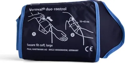 Zdjęcie produktu dla Hartmann Veroval DUO CONTROL Cuffs, Large | Pack (1 szt.)