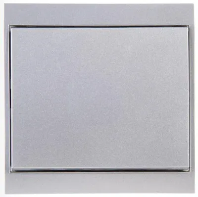 Produktbild von Kopp Malta SILBER Schalterprogramm, Steckdose, Schalter, Rahmen, etc. Kreuzschalter