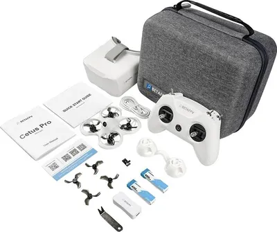 Zdjęcie produktu dla Zestaw FPV, nadajnik LiteRadio2 SE, gogle VR02, akumulator 450mAh, Cetus Pro