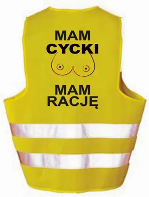 Obrázek produktu pro Reflexní párty vesta Mám prsa Mám bod