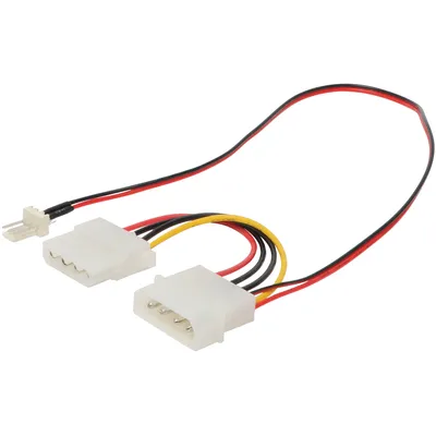 Produktbild von Internes Strom Kabel 5,25" Stecker auf 5,25" Buchse Mainboard