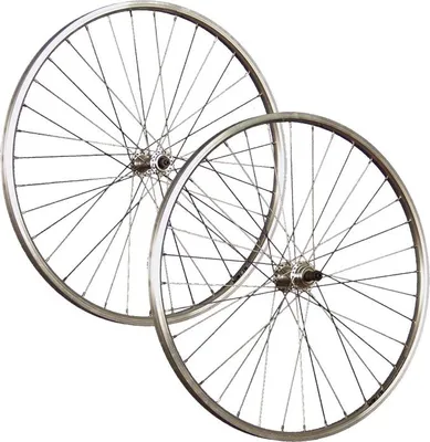 Produktbild von 26 Zoll Laufradsatz Set Hohlkammerfelge Schnellspanner 5-9 Schraubkranz