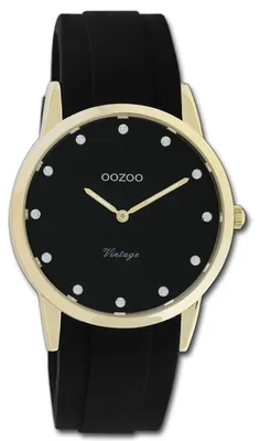 Immagine prodotto di Oozou, orologio da polso vintage, circa 2010, colore blu scuro, cinturino in acciaio inossidabile, movimento al quarzo, modello D3UOC20178
