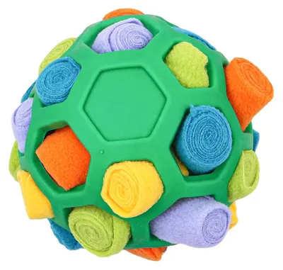 Snuffelbal für Hunde, interaktives Futterspielzeug, Puzzle, 14 cm
