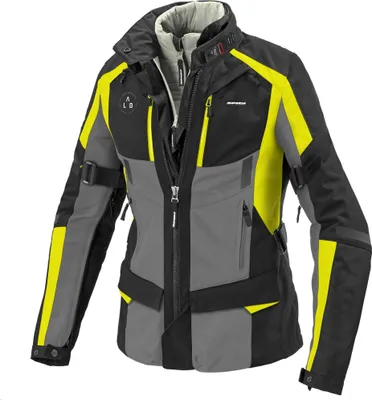 Immagine prodotto di Giacca 4SEASON EVO da donna, SPIDI (nera/grigia/giallo fluo, taglia L)