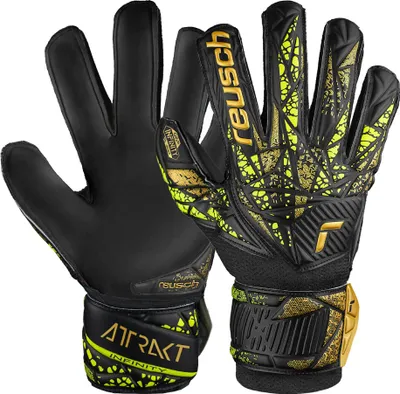 Image de Gants de gardien de but Reusch Attrakt Infinity Finger Support Noir 5 Noir 5
