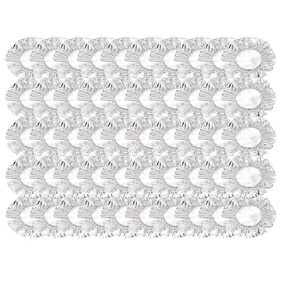 Produktbild von Alu Lebensmittelabdeckung wiederverwendbar 50er Set, hitzebeständig & kälteisolierend, für Küche, Grill, Picknick & Outdoor Nutzung