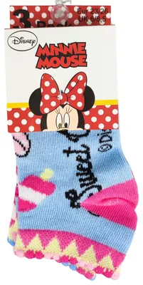 Produktbild von 3er - Pack Kindersocken Disney Minnie Mouse 23 - 26