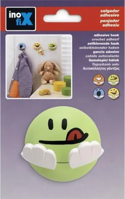 Produktbild von Inofix Klebehaken O65x47 Mm Grün Grün One Size