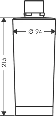 Immagine prodotto di hansgrohe Aqittura filtre échangeur dions, 76815000, 76815000