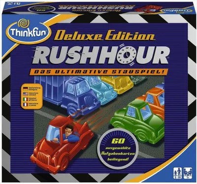 Produktbild von Thinkfun Familienspiel Logikspiel Rush Hour Deluxe 76305