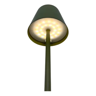 Produktbild von Anna's Collection Tischleuchte oliv Outdoor usb dimmbar 11x36,5cm touch Metall
