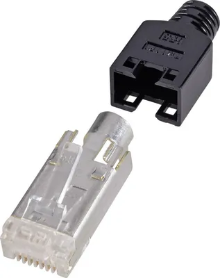 Zdjęcie produktu dla Renkforce H9540.4-10 Złącze przewodowe RJ45 czarne