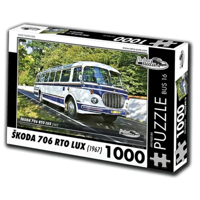 Obrázok produktu pre RETRO-AUTA Puzzle BUS No.16 'koda 706 RTO LUX (1967) 1000 kusov