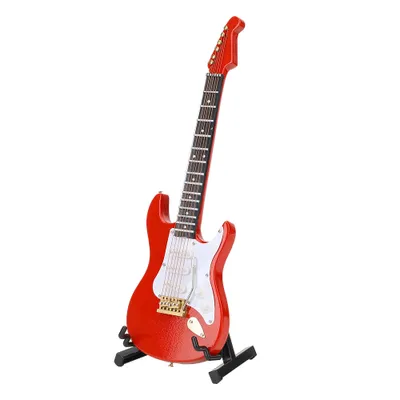 Image de Electric Guitar Model,Guitar Crafts,Music Instrument Model,Miniature Guitar,Guitar Decoration