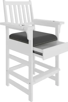 Produktbild von Stradivari Billardstuhl "Palchetto", Weiß