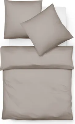 Zdjęcie produktu dla Fleuresse Lech pościel z delikatnej flaneli 135x200 w jodełkę taupe 603089-27
