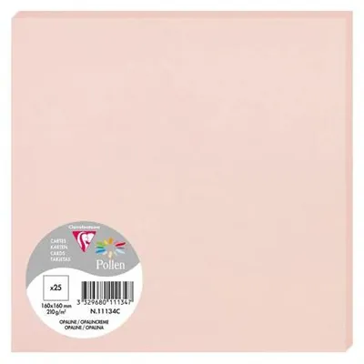 Produktbild von Clairefontaine Karte Pollen 160x160 210g opalincr